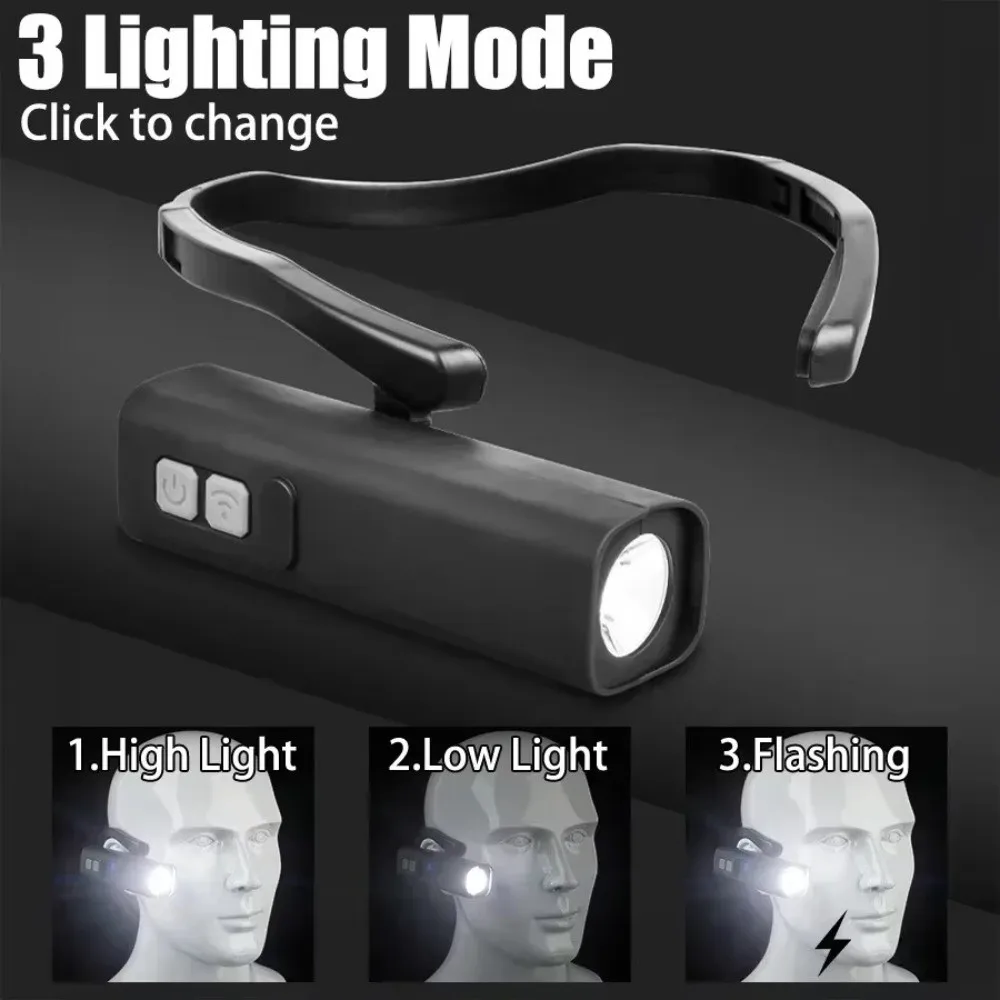 Removable Ear Clip Headlamp Super Bright 3 Lighting Modes Ear Hook Headlight USB Rechargeable Waterproof Ear-Mounted Headlamp
Removable Ear Clip Headlamp Super Bright 3 Lighting Modes Ear Hook Headlight USB Rechargeable Waterproof Ear-Mounted Headlamp