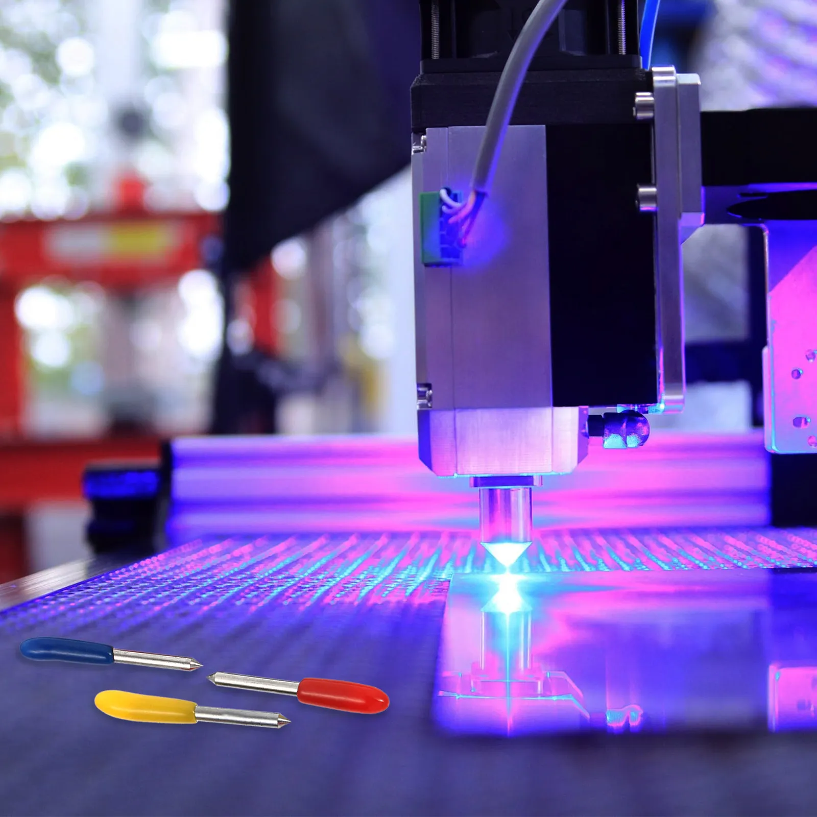 15Pcs Cutting Machine Cutters Vinyl Cutter Engraving Cutter Replacement Professional Sharp Lettering Fabric Cutting Tool