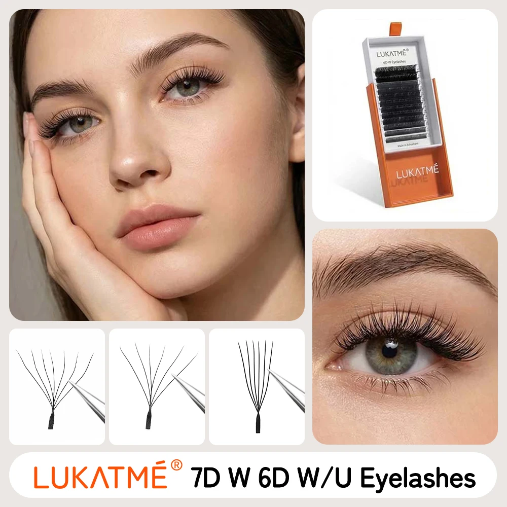 LUKATME 6D W Clover Eyelash Extension 7D W Natural Soft Automatic Flowering Integrated Fluffy 6D U False Eyelash Salon Use
LUKATME 6D W Clover Eyelash Extension 7D W Natural Soft Automatic Flowering Integrated Fluffy 6D U False Eyelash Salon Use