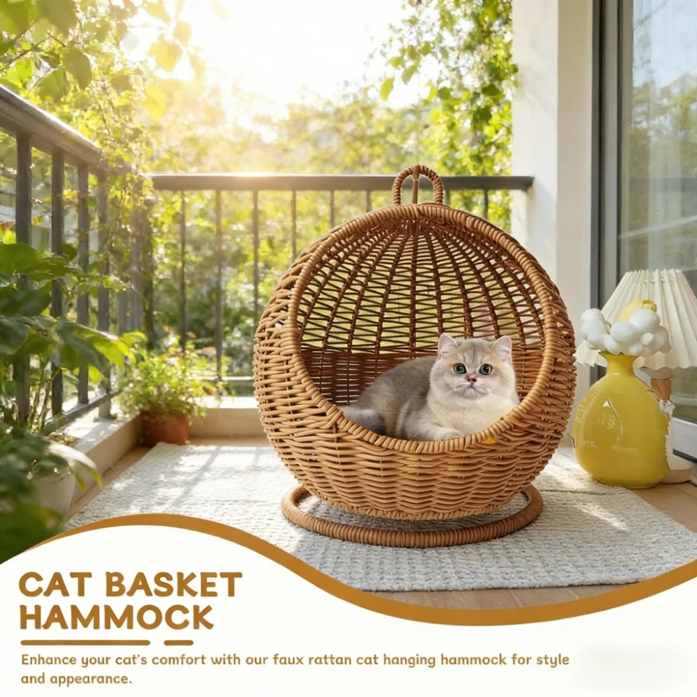 Роскошная плетеная вручную лежанка-гамак для кошек, корзина для хранения, удобная прочная коробка для мелких животных, зоотовары
Роскошная плетеная вручную лежанка-гамак для кошек, корзина для хранения, удобная прочная коробка для мелких животных, зоотовары