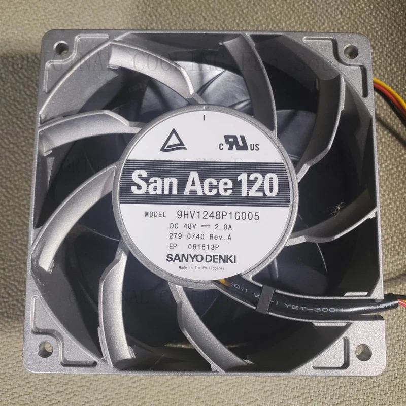 B 3Pieces FOR Sanyo Denki San Ace 120Fan model9HV1248P1G005 48V 2A 120mm×120mm×38mm
B 3Pieces FOR Sanyo Denki San Ace 120Fan model9HV1248P1G005 48V 2A 120mm×120mm×38mm