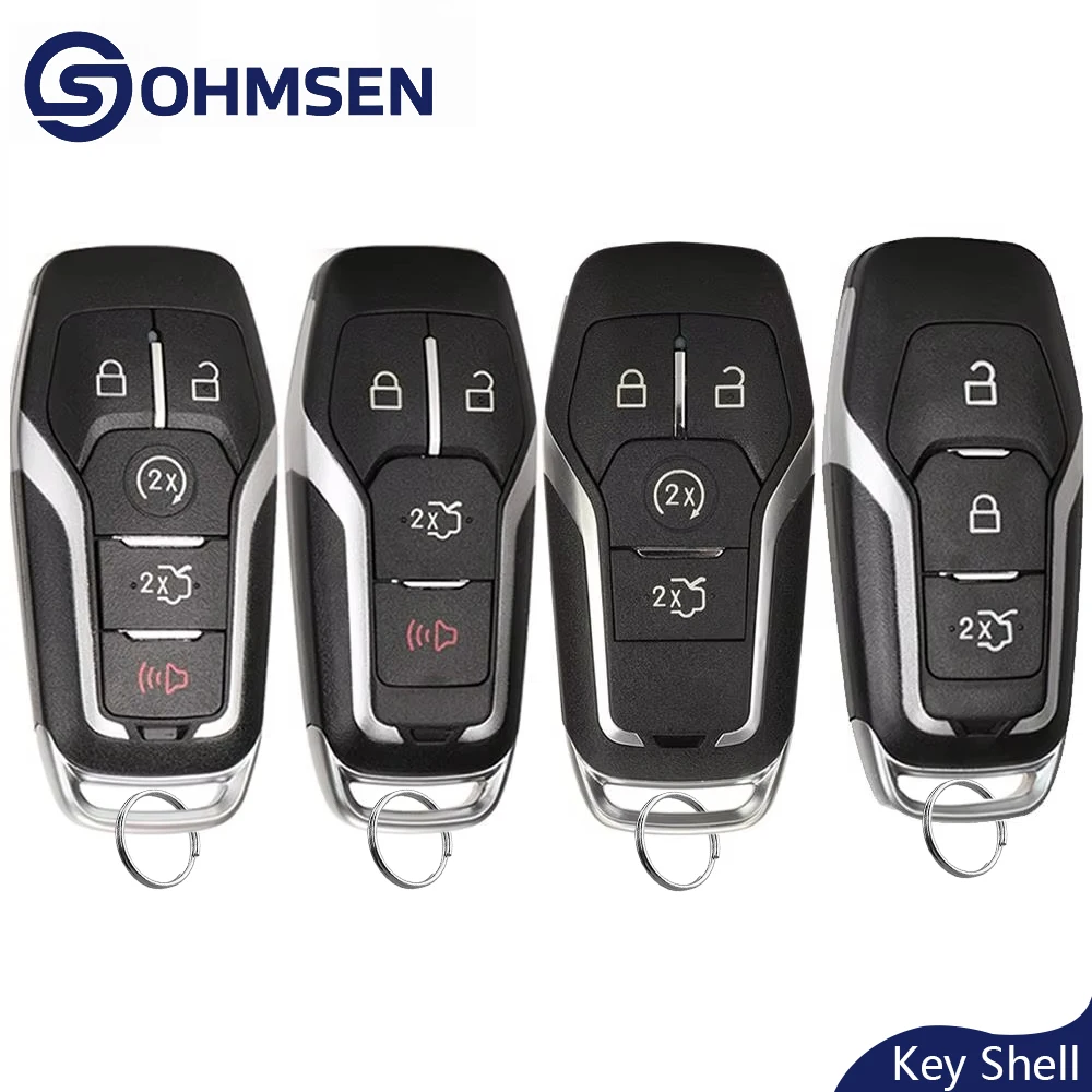 OHMSEN for Ford Smart Remote Key Fob Shell Case 3/4/5 Button Mustang Edge Explorer Fusion Mondeo Kuka Lincoln MKC MKX MKZ
OHMSEN for Ford Smart Remote Key Fob Shell Case 3/4/5 Button Mustang Edge Explorer Fusion Mondeo Kuka Lincoln MKC MKX MKZ