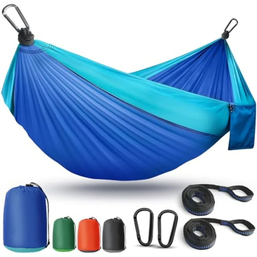 Camping Hammock Lightweight, Portable Hammocks Parachute Hammock with Two Tree Straps, Single or Double Travel Swing Nylon Camp
Camping Hammock Lightweight, Portable Hammocks Parachute Hammock with Two Tree Straps, Single or Double Travel Swing Nylon Camp