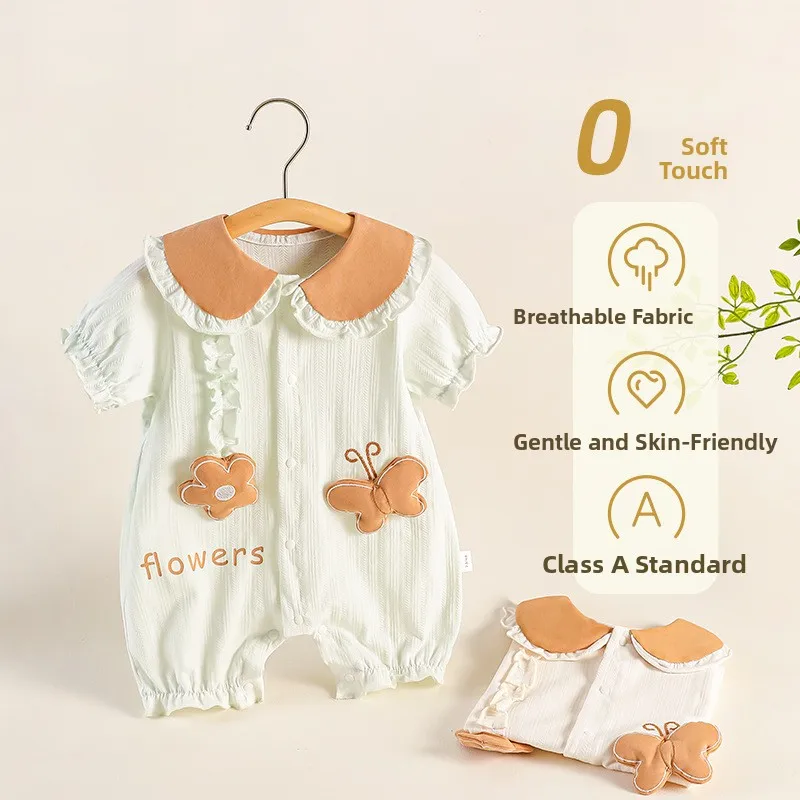 Легкий летний комплект для малышей: хлопковая футболка А-силуэта с отложным воротником и дышащие повседневные шорты
Легкий летний комплект для малышей: хлопковая футболка А-силуэта с отложным воротником и дышащие повседневные шорты