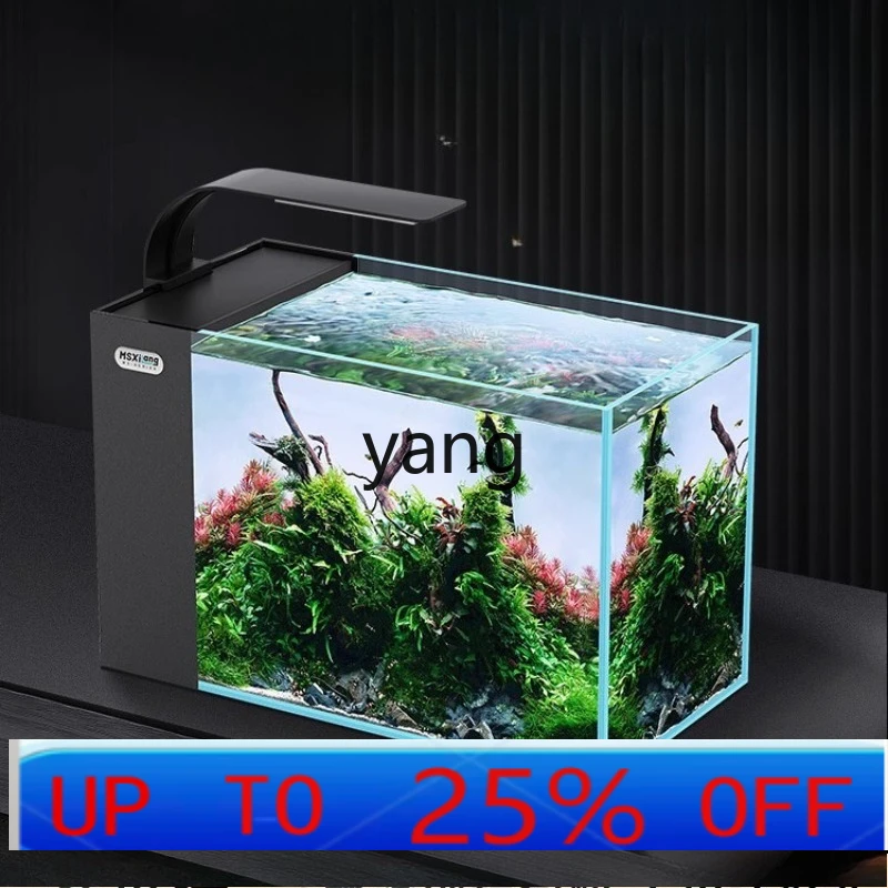 Lhh ultra-white glass fish tank living room small home desktop ecological tank
Lhh ultra-white glass fish tank living room small home desktop ecological tank