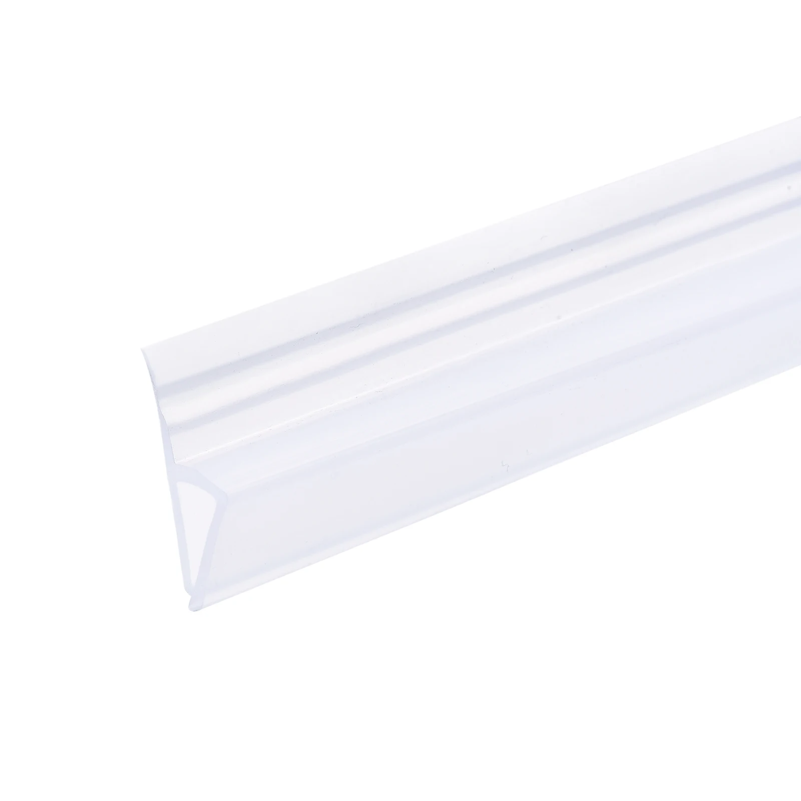 Frameless Glass Shower Door Sweep 137.8" for 1/4"(6mm) Glass H-Type Seal Strip
Frameless Glass Shower Door Sweep 137.8" for 1/4"(6mm) Glass H-Type Seal Strip