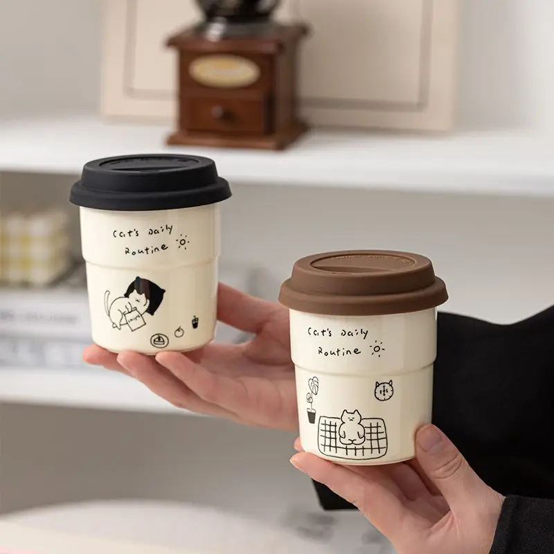 Ceramic Mug Household Cute Cartoon Water Cup Latte American Coffee Cup Office Water Cup
Ceramic Mug Household Cute Cartoon Water Cup Latte American Coffee Cup Office Water Cup