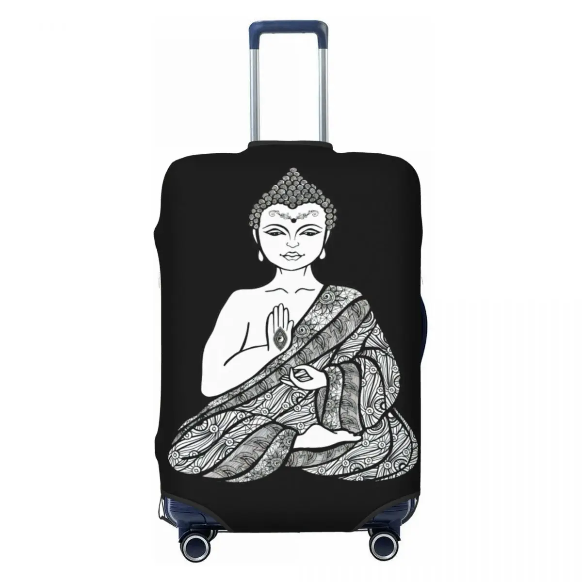 Decorative Buddha Sketch Print Luggage Protective Dust Covers Elastic Waterproof 18-32inch Suitcase Cover
Decorative Buddha Sketch Print Luggage Protective Dust Covers Elastic Waterproof 18-32inch Suitcase Cover