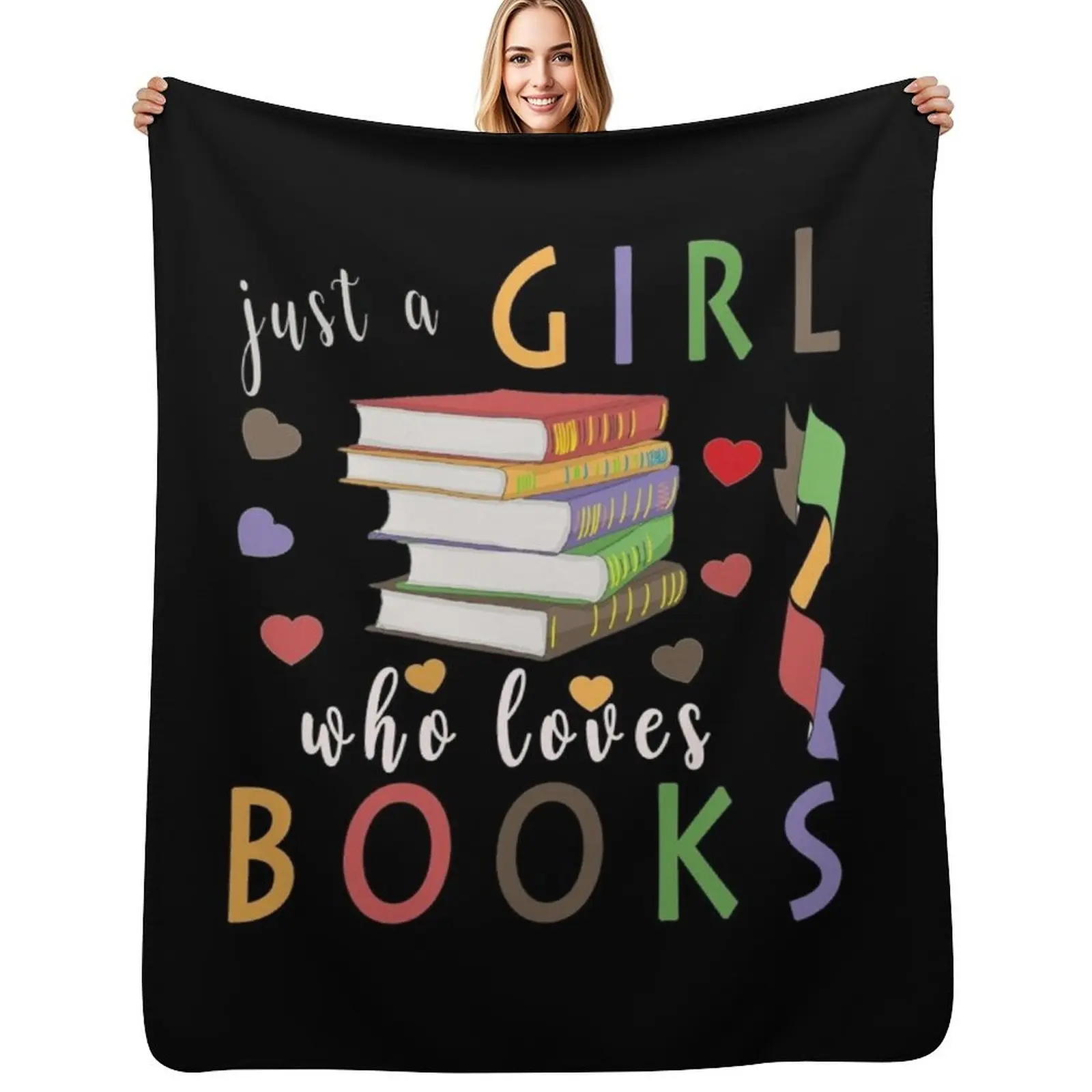 Copy of just a girl who loves books Throw Blanket Durable Warm Blanket for Daily Home Use
Copy of just a girl who loves books Throw Blanket Durable Warm Blanket for Daily Home Use