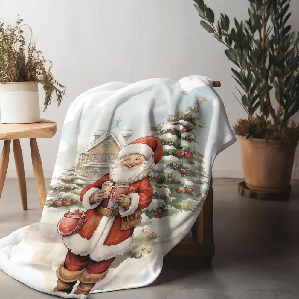 Tuniu Santa Claus Winter Fleece Blanket Cozy Throw Sofa Bed Christmas Gift Warm Soft Decorative
Tuniu Santa Claus Winter Fleece Blanket Cozy Throw Sofa Bed Christmas Gift Warm Soft Decorative