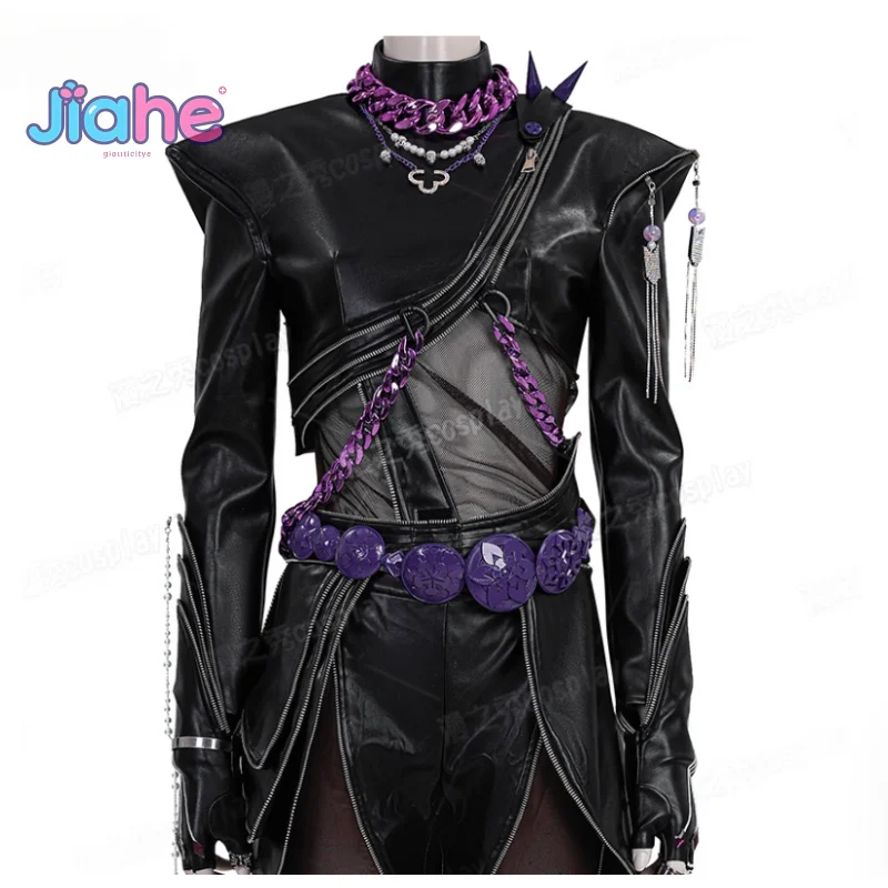 KPop Demon Hunters Rumi Mira Zoey Косплей Костюм Кожаная куртка брюки перчатки пояс комплект аксессуаров Хэллоуин новая женская форма
KPop Demon Hunters Rumi Mira Zoey Косплей Костюм Кожаная куртка брюки перчатки пояс комплект аксессуаров Хэллоуин новая женская форма