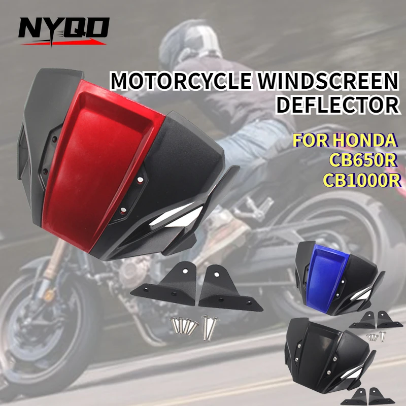 Windshield Windscreen Fit for Honda CB 650R 1000R CB 650 1000 R 2019 2020 2021 2022 Wind Deflector Motorcycle Tuning Parts
Windshield Windscreen Fit for Honda CB 650R 1000R CB 650 1000 R 2019 2020 2021 2022 Wind Deflector Motorcycle Tuning Parts