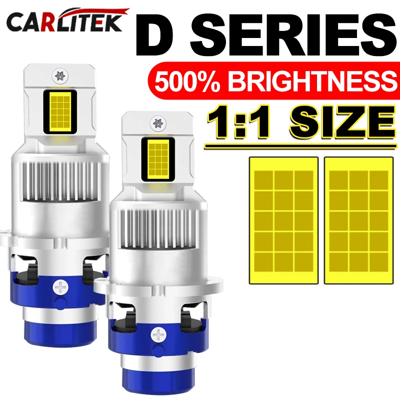 CARLitek D2S D4S Светодиодная лампа для автомобильных фар D2R D4R Светодиодная автомобильная лампа высокой мощности 1:1 Plug and Play 30 шт. CSP Chip Turbo Lamp 6000K Белый
CARLitek D2S D4S Светодиодная лампа для автомобильных фар D2R D4R Светодиодная автомобильная лампа высокой мощности 1:1 Plug and Play 30 шт. CSP Chip Turbo Lamp 6000K Белый