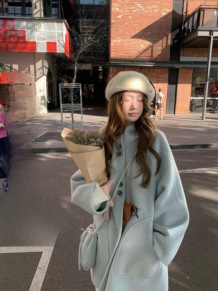 Miaolab Double-Faced Woolen Coat with Hood Women's Mid-Length Casual Sle Camere Woolen Jaet Private Collection
Miaolab Double-Faced Woolen Coat with Hood Women's Mid-Length Casual Sle Camere Woolen Jaet Private Collection