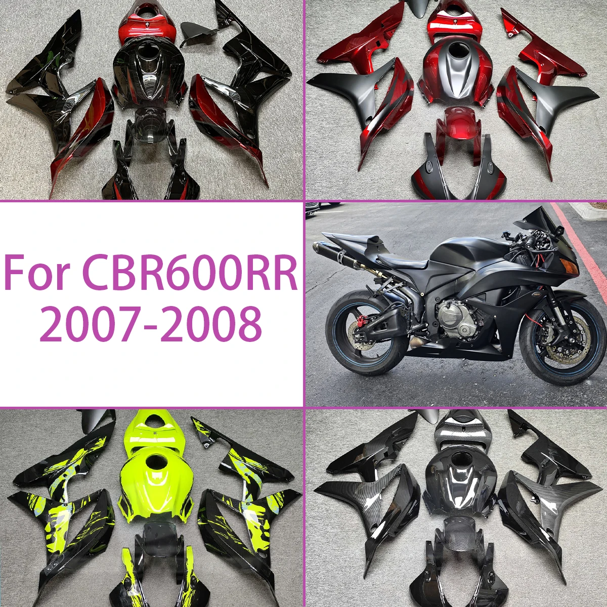 Обтекатели из АБС-пластика для Honda CBR600RR 2007 2008 года, комплект обтекателей кузова, черный, несколько вариантов 07 08 CBR 600RR
Обтекатели из АБС-пластика для Honda CBR600RR 2007 2008 года, комплект обтекателей кузова, черный, несколько вариантов 07 08 CBR 600RR