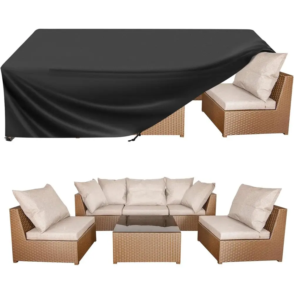 Durable Waterproof Outdoor Patio Furniture Covers for Table, Chairs, Sofa, Desk (Black, 128L x 83W x 30H)
Durable Waterproof Outdoor Patio Furniture Covers for Table, Chairs, Sofa, Desk (Black, 128L x 83W x 30H)