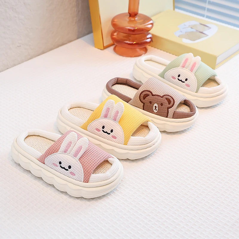 2025 New Cute Rabbit Girls Slippers Open-toe Versatile Kid's House Slippers Thick Soled Boys Bathroom Children Platform Slippers
2025 New Cute Rabbit Girls Slippers Open-toe Versatile Kid's House Slippers Thick Soled Boys Bathroom Children Platform Slippers