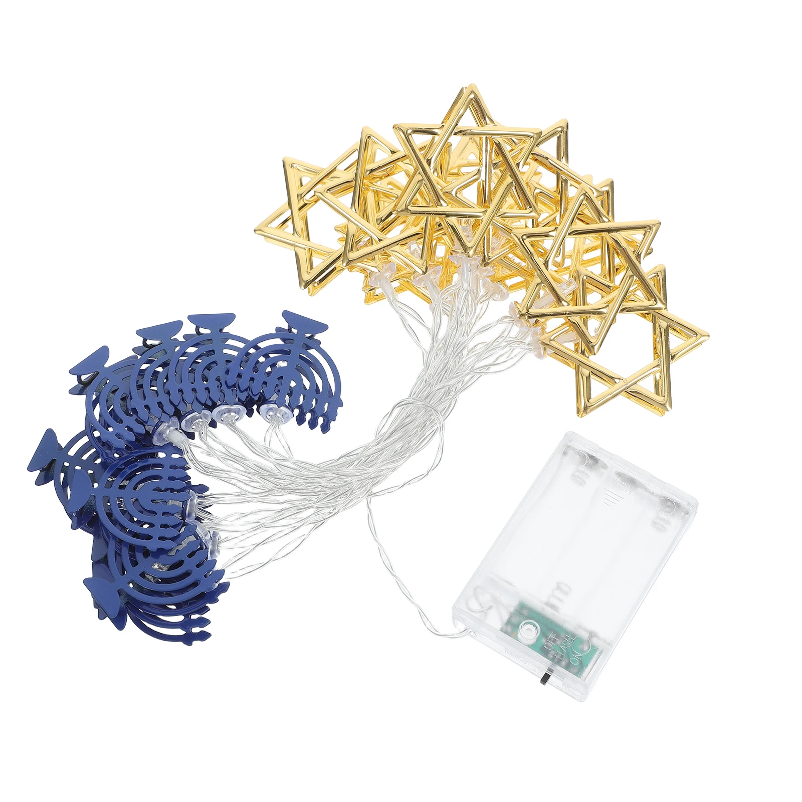 Hanukkah String Lights 6 Branch Menorah LED Candlestick Decor Light Festival Garland Holiday Home Chanukah Star David
Hanukkah String Lights 6 Branch Menorah LED Candlestick Decor Light Festival Garland Holiday Home Chanukah Star David
