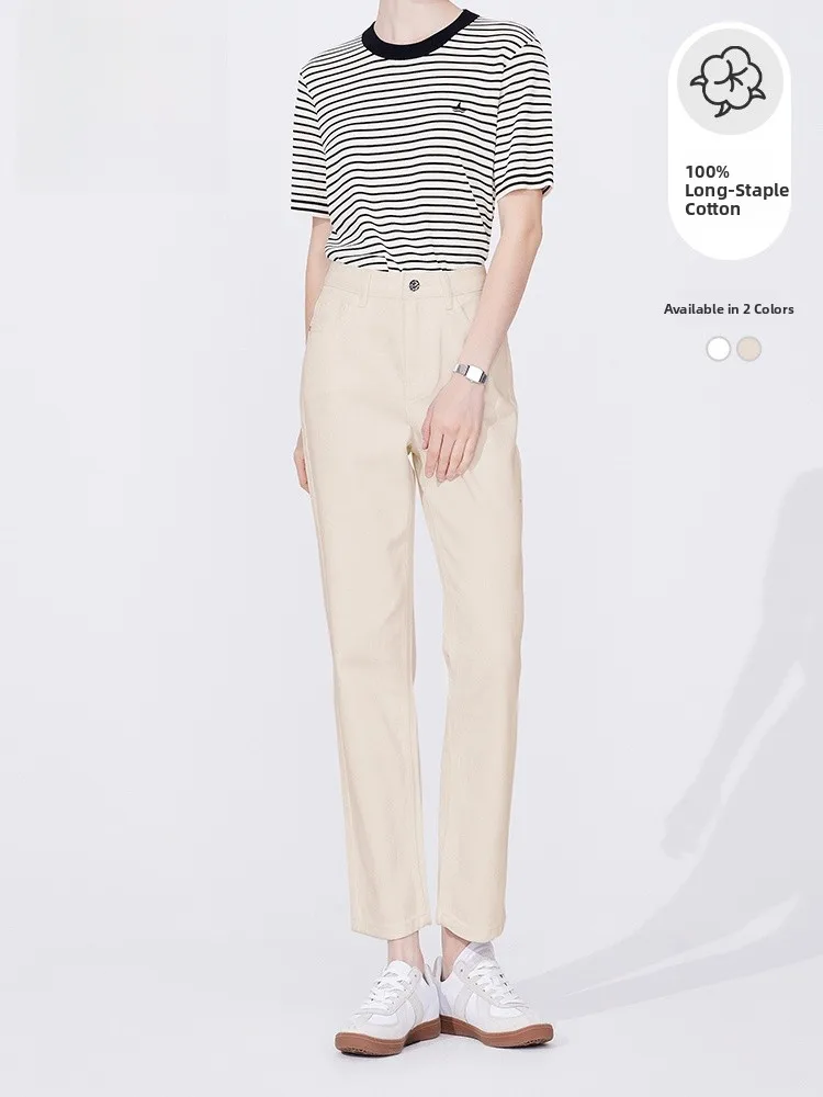 Navigare Pure Cotton Casual Women's Jeans Spring Summer New Arrival Nine-Piece Slim Fit Pants Faionable Ladies Denim
Navigare Pure Cotton Casual Women's Jeans Spring Summer New Arrival Nine-Piece Slim Fit Pants Faionable Ladies Denim