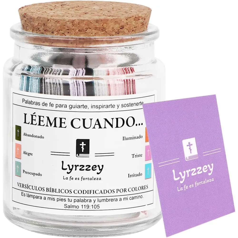 Inspirational Spanish Bible Verses in a Jar: Christian Gifts for Men & Women
Inspirational Spanish Bible Verses in a Jar: Christian Gifts for Men & Women