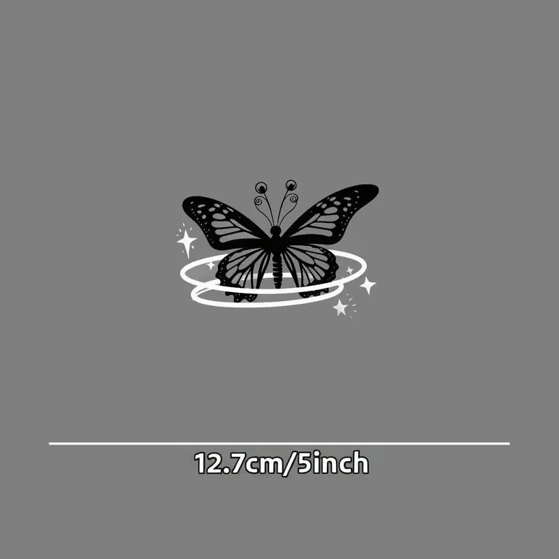 1Pc Sky Butterfly Vinyl Sticker, Black & White Pattern, Waterproof Self-Adhesive Decal for Car Window & Body
1Pc Sky Butterfly Vinyl Sticker, Black & White Pattern, Waterproof Self-Adhesive Decal for Car Window & Body