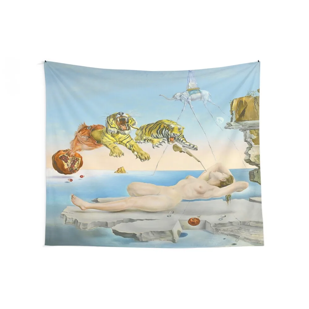 Dream Caused by the Flight of a Bee, Dali (HD) Tapestry Wall Hanging Wall Japanese Room Decor Tapestry
Dream Caused by the Flight of a Bee, Dali (HD) Tapestry Wall Hanging Wall Japanese Room Decor Tapestry