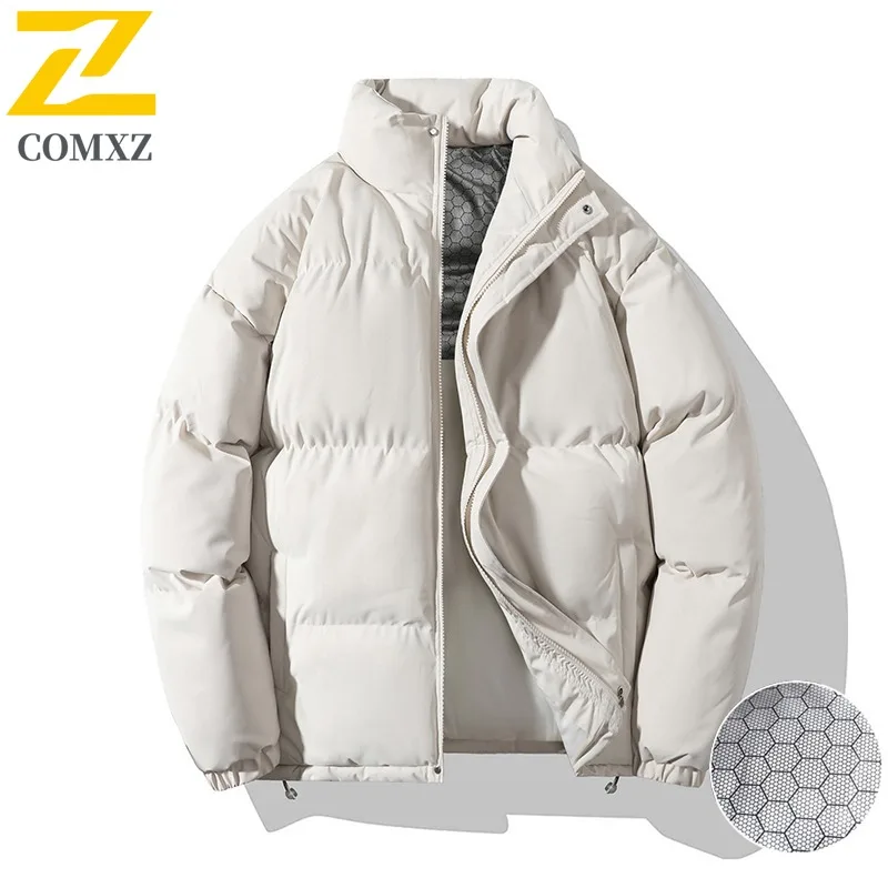 COMXZ Минималистичная зимняя куртка, однотонная свободная короткая рабочая легкая стеганая куртка большого размера, зимняя красивая мужская куртка-хлеб
COMXZ Минималистичная зимняя куртка, однотонная свободная короткая рабочая легкая стеганая куртка большого размера, зимняя красивая мужская куртка-хлеб