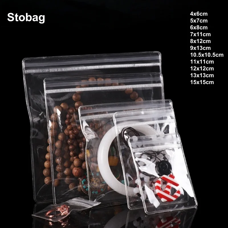 StoBag 20pcs Transparent PVC Jewelry Packaging Bags Small Self-sealing Clear Pouches Earring Storage Reusable Plastic Pocket
StoBag 20pcs Transparent PVC Jewelry Packaging Bags Small Self-sealing Clear Pouches Earring Storage Reusable Plastic Pocket