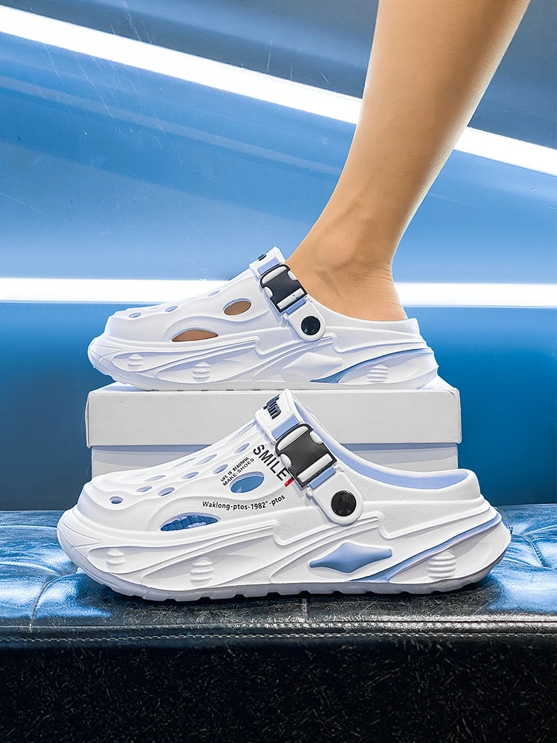 Men's Summer Outdoor Wear Anti-Slip Odor-Resistant Half Slippers Driving Beach Sandals Casual EVA Slip-On Flat Footwear
Men's Summer Outdoor Wear Anti-Slip Odor-Resistant Half Slippers Driving Beach Sandals Casual EVA Slip-On Flat Footwear