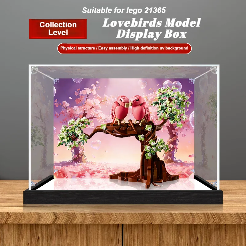 3mm Dustproof Display Box for lego 21365 Love Birds Display Case Storage Box Organizer(Lego Set not Included)
3mm Dustproof Display Box for lego 21365 Love Birds Display Case Storage Box Organizer(Lego Set not Included)