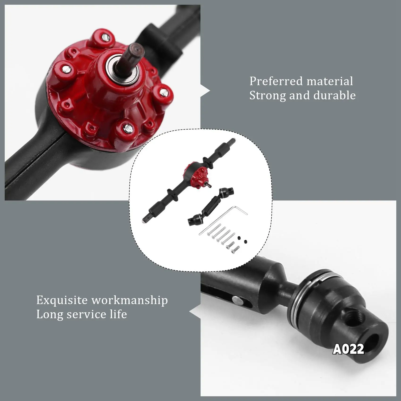 Metal Rear Axle Bridge With Drive Shaft For WPL D12 B14 B24 B16 B36 C14 C24 C34 C44 RC Car Upgrade Parts Accessories
Metal Rear Axle Bridge With Drive Shaft For WPL D12 B14 B24 B16 B36 C14 C24 C34 C44 RC Car Upgrade Parts Accessories