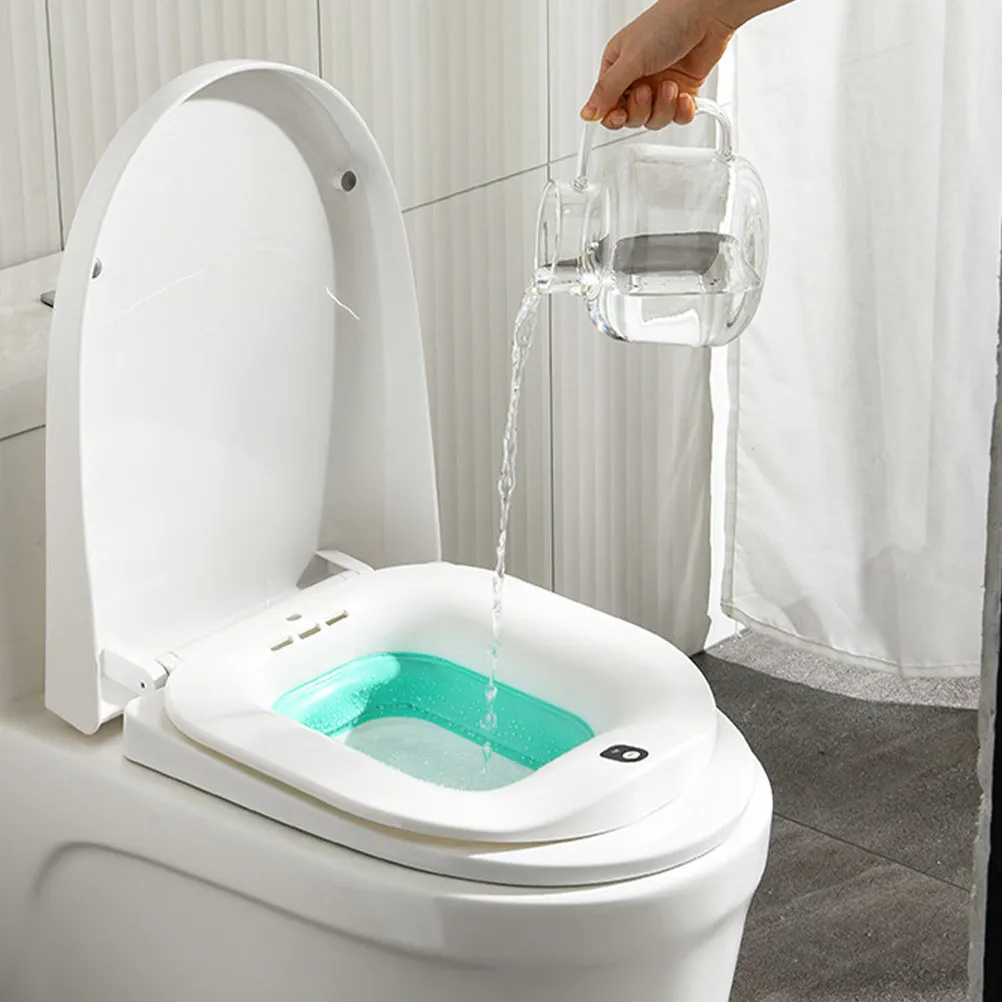 Electric Sitz Bath Basin for Toilet Seat Postpartum Care Hemorrhoids Relief Pregnant Women Elderly Adults Ergonomic Design
Electric Sitz Bath Basin for Toilet Seat Postpartum Care Hemorrhoids Relief Pregnant Women Elderly Adults Ergonomic Design