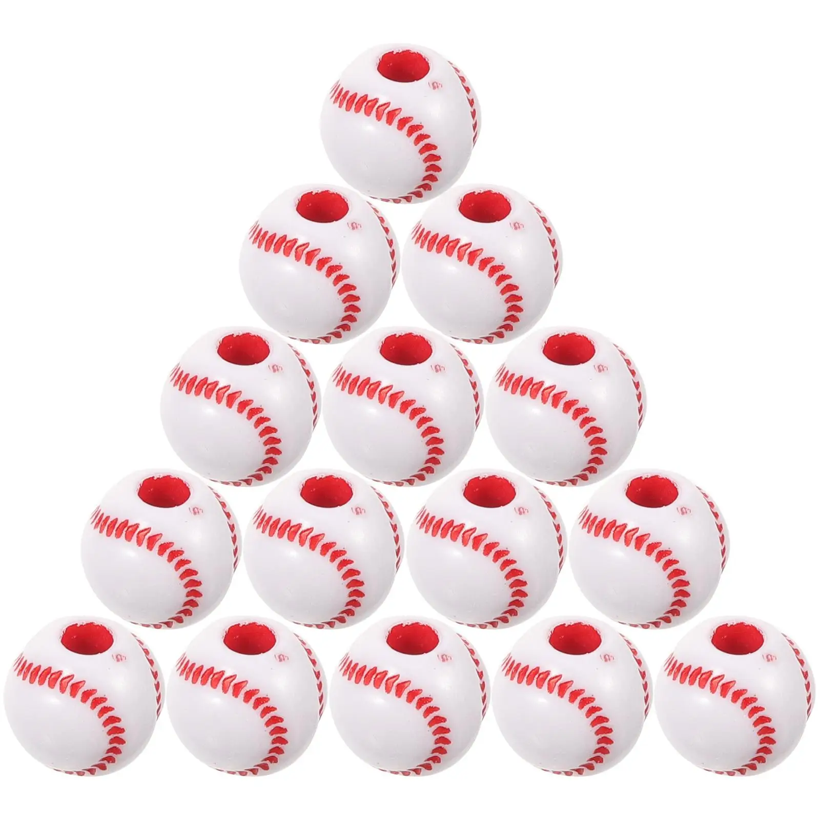 50 Pcs Large Hole Beads Beaded Accessories Acrylic Baseball Shape Charm DIY Jewelry Decor White
50 Pcs Large Hole Beads Beaded Accessories Acrylic Baseball Shape Charm DIY Jewelry Decor White