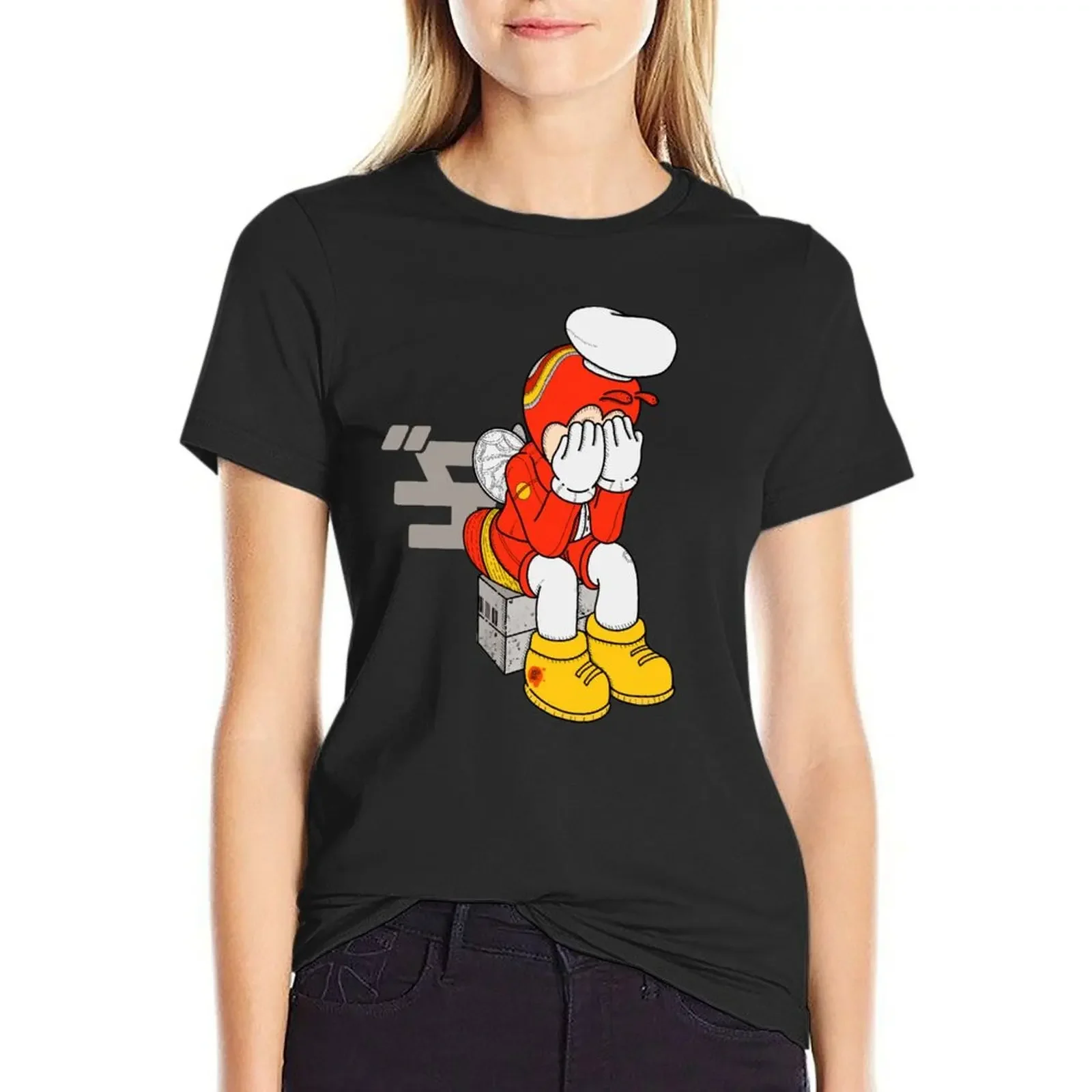 JOLLIBEE SADBOI KAMUSTA KA BIG 2 T-Shirt quick drying Short sleeve tee kawaii clothes anime t shirt Women
JOLLIBEE SADBOI KAMUSTA KA BIG 2 T-Shirt quick drying Short sleeve tee kawaii clothes anime t shirt Women