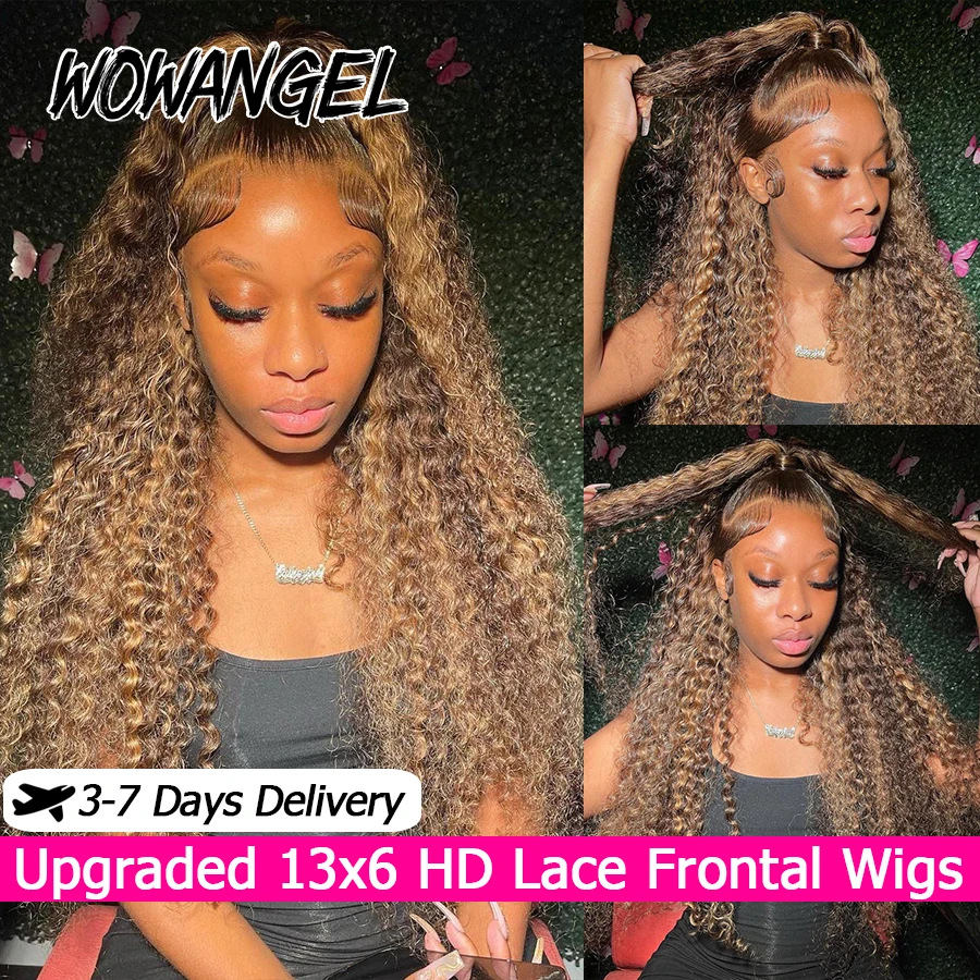 P4/27 Highlight Curly Wig Human Hair 13x6 HD Lace Frontal Wig 250 Density Pre Plucked Human Hair Wigs Water Wave For Black Women
P4/27 Highlight Curly Wig Human Hair 13x6 HD Lace Frontal Wig 250 Density Pre Plucked Human Hair Wigs Water Wave For Black Women
