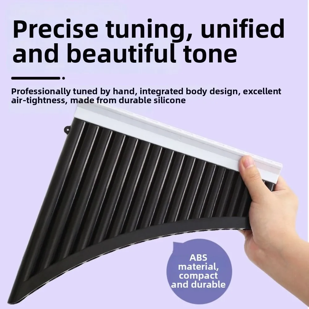 Beginner Friendly 18 Pipes C Scale Panpipe Portable Ergonomic Wind Instrument Easy To Learn Professional Pan Flute Folk Music
Beginner Friendly 18 Pipes C Scale Panpipe Portable Ergonomic Wind Instrument Easy To Learn Professional Pan Flute Folk Music