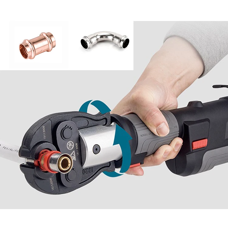 PZ-1930 Pro Battery Powered Hydraulic Pex Crimping Tool Set Copper Fitting Pipe Press Tool Stainless Steel Tube Machine
PZ-1930 Pro Battery Powered Hydraulic Pex Crimping Tool Set Copper Fitting Pipe Press Tool Stainless Steel Tube Machine