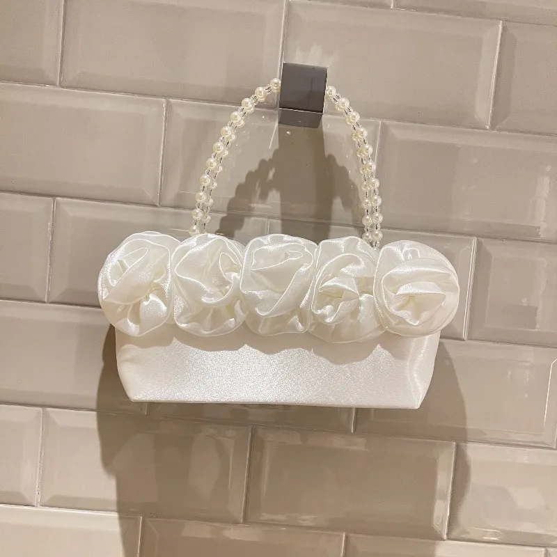 Niche Hong Kong Style Fairy Retro Celebrity Flower Silk Dish Rose Tote Bag Dinner Bucket Clutch Bag Exquisite Casual Simple
Niche Hong Kong Style Fairy Retro Celebrity Flower Silk Dish Rose Tote Bag Dinner Bucket Clutch Bag Exquisite Casual Simple