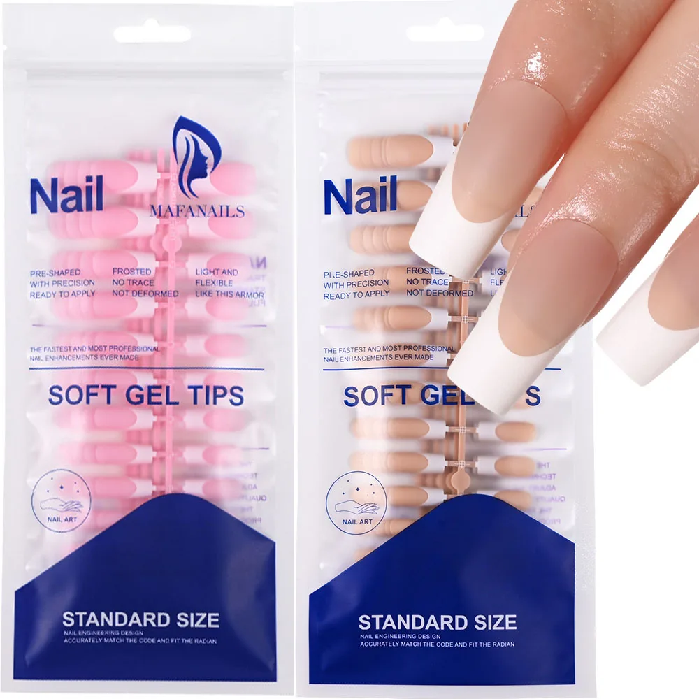 150/120/100Pcs White Edge French Fake Nails Wearable Long Ballet False Nails Nude Pink Full Cover Acrylic Press on Nails
150/120/100Pcs White Edge French Fake Nails Wearable Long Ballet False Nails Nude Pink Full Cover Acrylic Press on Nails