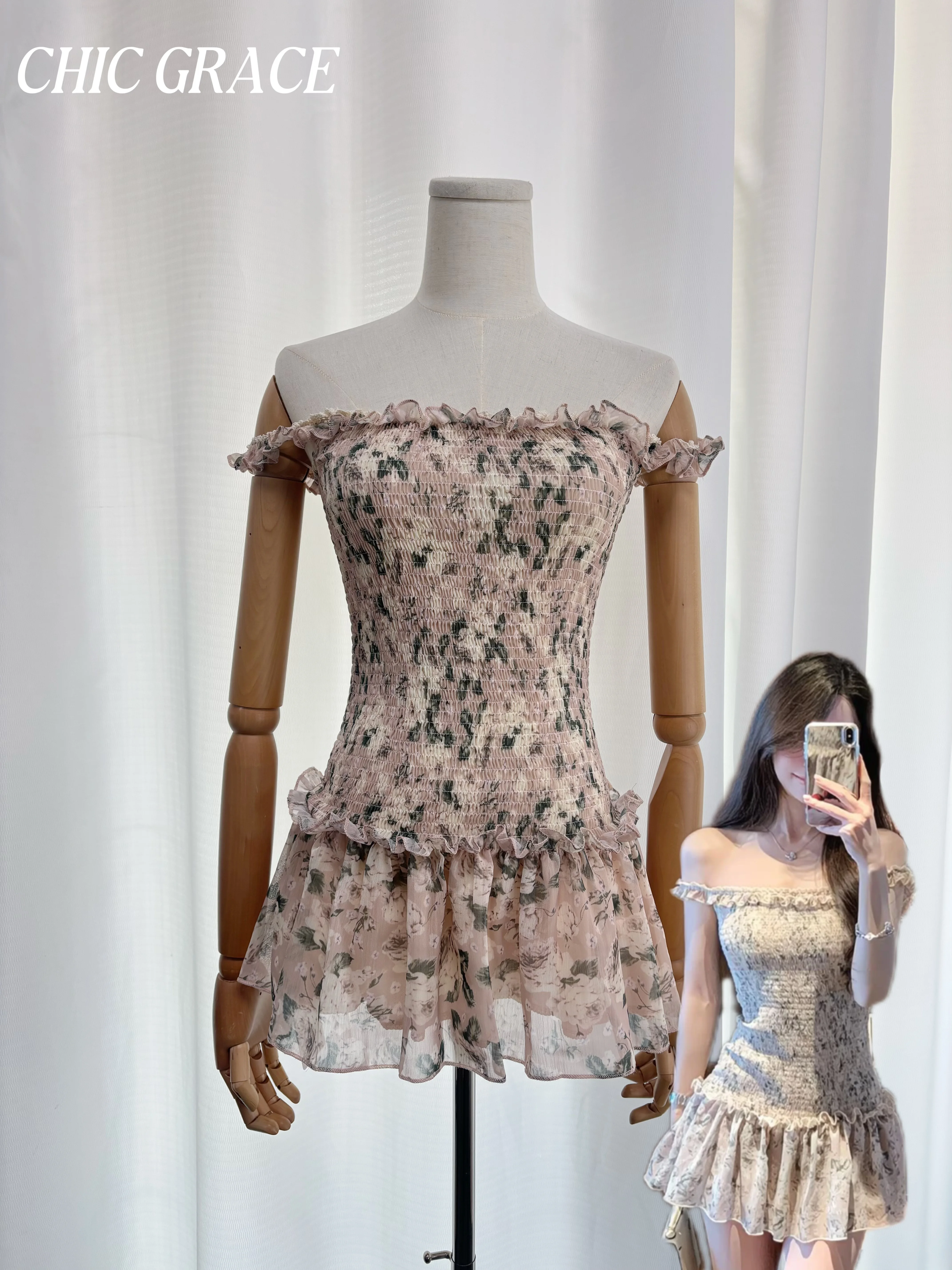 Real shot 2026 Summer Floral Off Shoulder Mini Dress for Women, Smocked Ruffle Hem Elastic Waist Bodycon Casual Party Beach Sund
Real shot 2026 Summer Floral Off Shoulder Mini Dress for Women, Smocked Ruffle Hem Elastic Waist Bodycon Casual Party Beach Sund