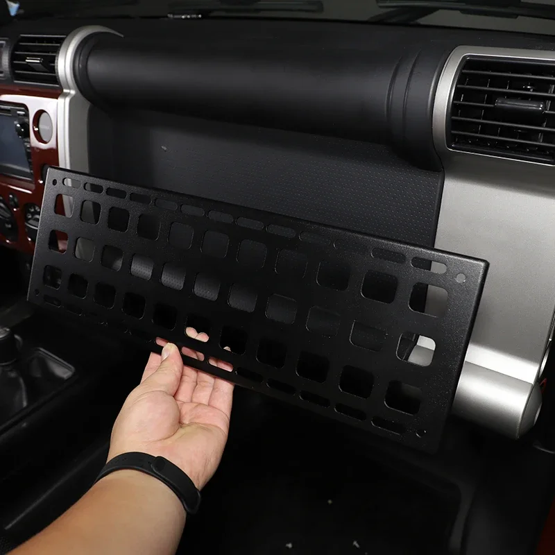 For Toyota FJ Cruiser 2007-2021 Car styling Aluminum Alloy Black Car Co-pilot storage panel Item Storage Rack Car Accessories
For Toyota FJ Cruiser 2007-2021 Car styling Aluminum Alloy Black Car Co-pilot storage panel Item Storage Rack Car Accessories