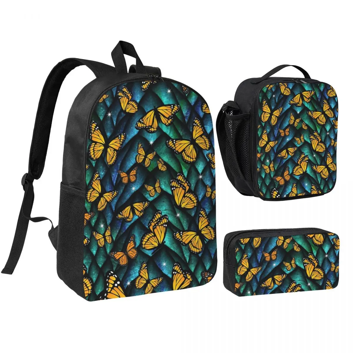Fantasy Butterfly Dragon! Backpack Boys Girls BookBag School Bag Shoulder Bags 3ps Insulated Lunch Bag Pencil Case
Fantasy Butterfly Dragon! Backpack Boys Girls BookBag School Bag Shoulder Bags 3ps Insulated Lunch Bag Pencil Case