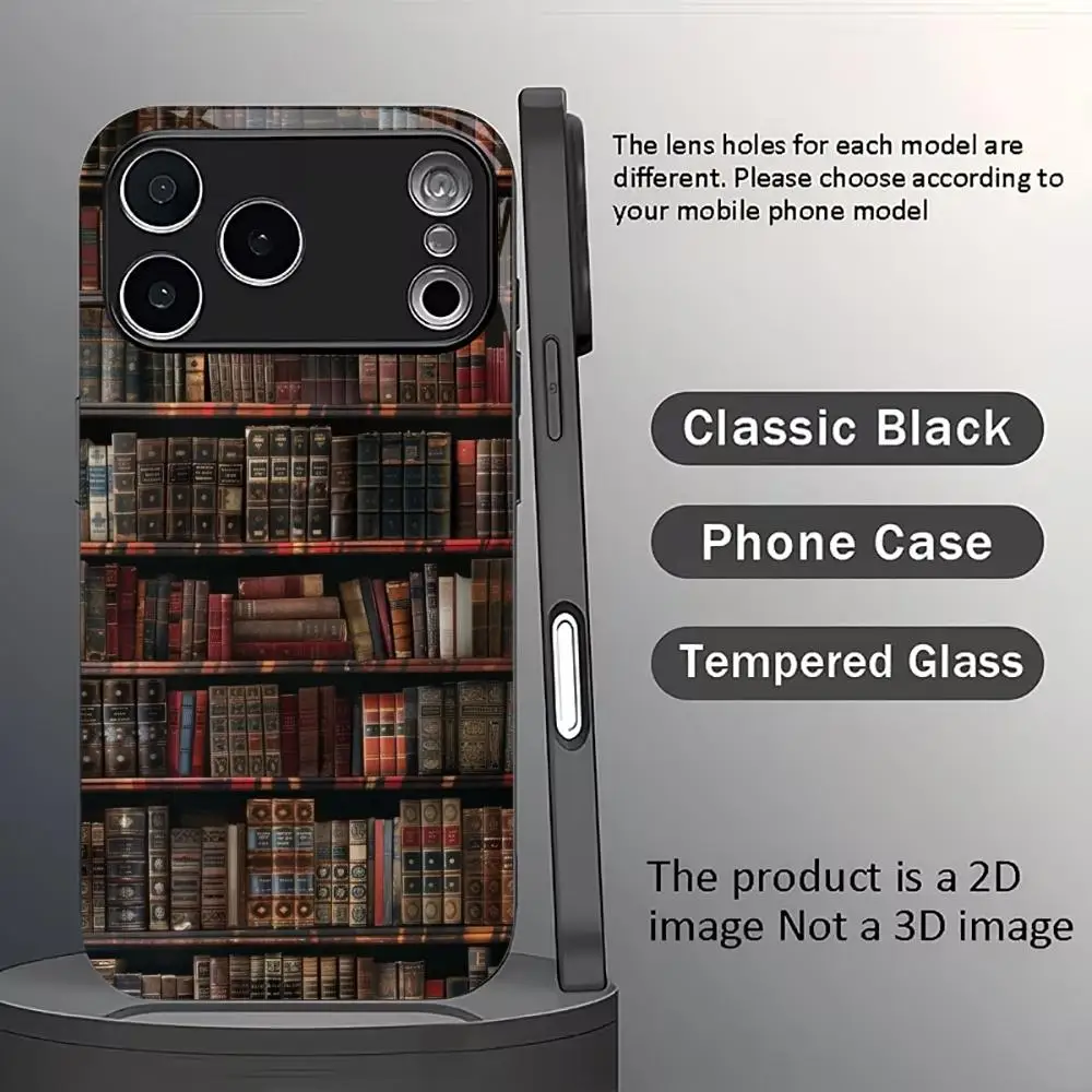 Antique Bookshelf Print for iphone 17 case Fashion for coque iphone Case fundas Glass for iPhone 17、16、15、14、13、12、11pm Pro Plus
Antique Bookshelf Print for iphone 17 case Fashion for coque iphone Case fundas Glass for iPhone 17、16、15、14、13、12、11pm Pro Plus