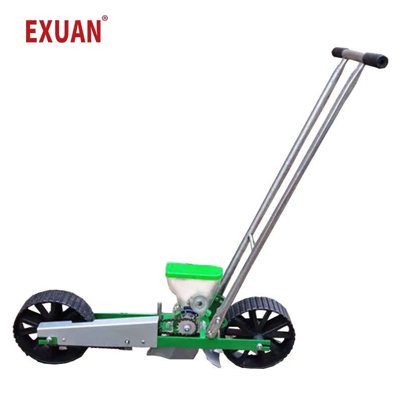 A new multifunctional small single-row farmer hand-push vegetable, grain and other granular seed planter, suitable for 1 row.
A new multifunctional small single-row farmer hand-push vegetable, grain and other granular seed planter, suitable for 1 row.