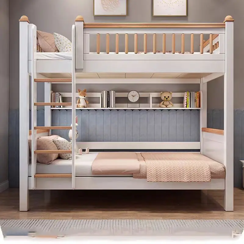 Customizable all solid wood bunk parallel high and low bed red sandalwood small apartment
Customizable all solid wood bunk parallel high and low bed red sandalwood small apartment