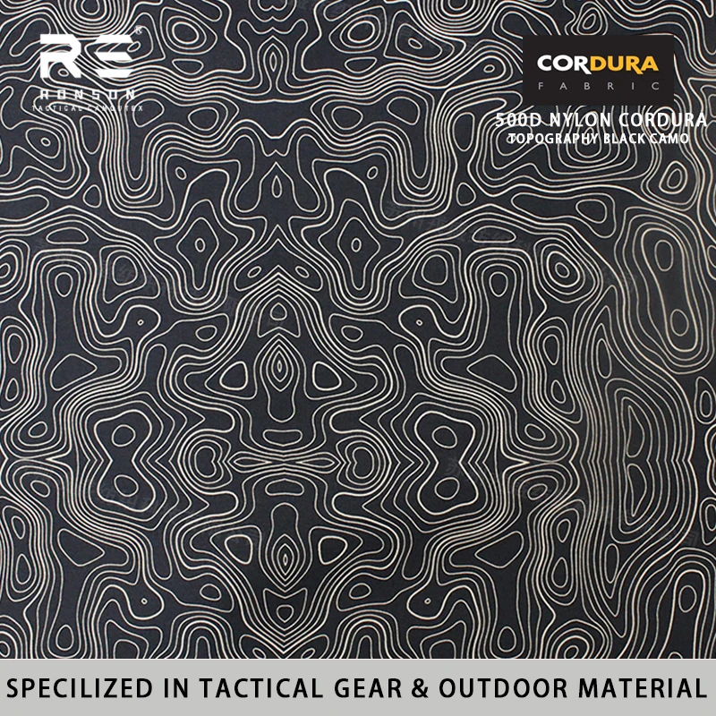 500D Nylon Oxford Camouflage Tactical Fabric Topography Black/Green for Bag Vest - Hot Sale Military-Grade Fabric in Stock
500D Nylon Oxford Camouflage Tactical Fabric Topography Black/Green for Bag Vest - Hot Sale Military-Grade Fabric in Stock