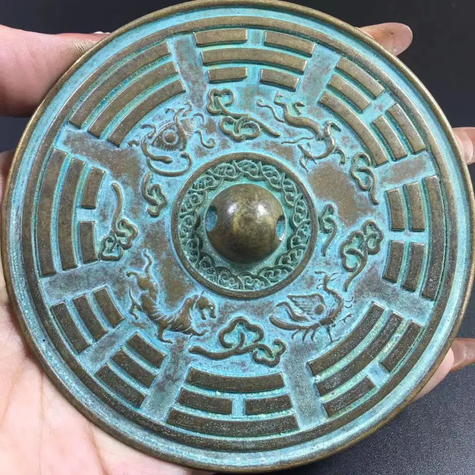 Great Divine Beasts, Dragon and Phoenix, Auspicious Bagua, Old Bronze Mirror, Beautiful Product, Old Goods, Homestead Objects
Great Divine Beasts, Dragon and Phoenix, Auspicious Bagua, Old Bronze Mirror, Beautiful Product, Old Goods, Homestead Objects