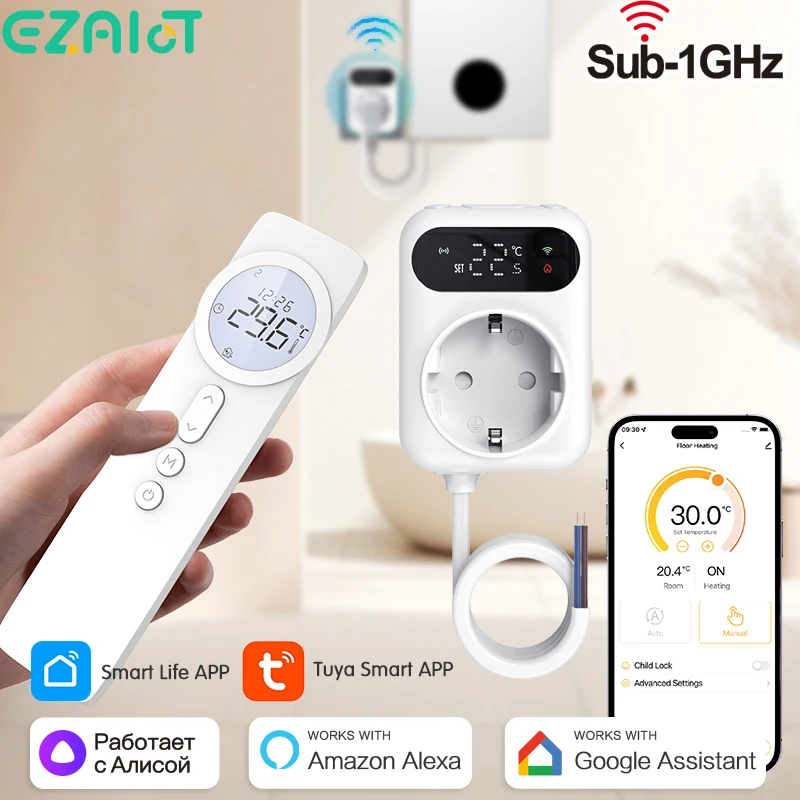 Радиочастотный беспроводной Wi-Fi термостат для водяного газового котла, умный контроллер температуры Tuya, управление батареей, отопление Alexa Google Home
Радиочастотный беспроводной Wi-Fi термостат для водяного газового котла, умный контроллер температуры Tuya, управление батареей, отопление Alexa Google Home