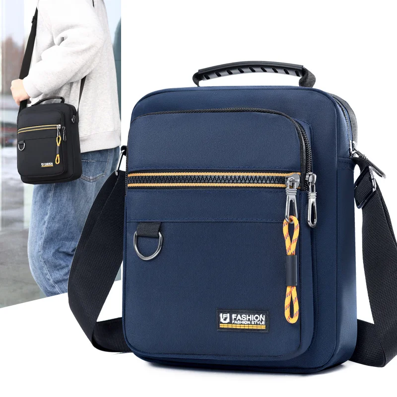 Men Casual Shoulder Bag Multi-pockets Lightweight Simple Square Handbag for Outing Commuting Crossbody Bag with Adjustable Strap
Men Casual Shoulder Bag Multi-pockets Lightweight Simple Square Handbag for Outing Commuting Crossbody Bag with Adjustable Strap