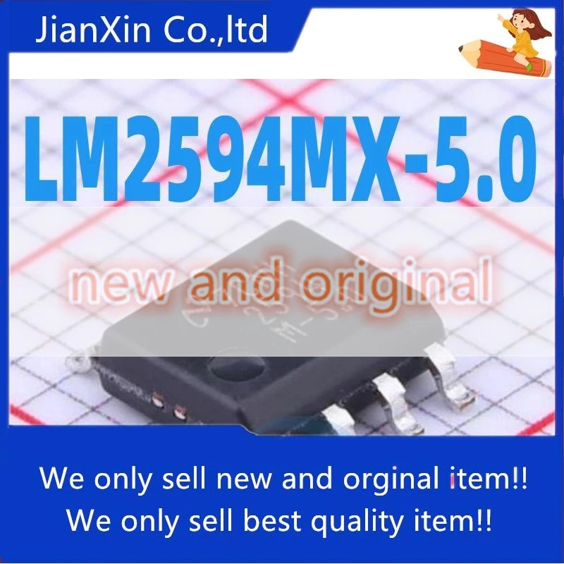 2pcs orginal new LM2594MX-5.0 LM2594M-5.0 2594M-5.0 SOP 5V regulator connection
2pcs orginal new LM2594MX-5.0 LM2594M-5.0 2594M-5.0 SOP 5V regulator connection